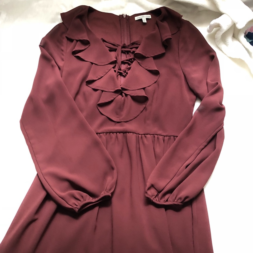 Charlotte Russe, lace up front dress! 👗